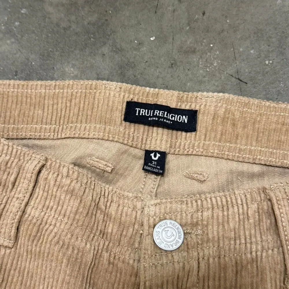 Tan and brown true religion